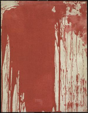 Poured Painting 1963 by Hermann Nitsch born 1938